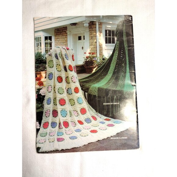 Needlework Crochet Magazines 1940s -70s Afghans Doilies Potholders Vintage Craft - Picture 8 of 16